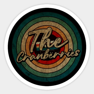 The Cranberries -  Vintage Circle kaset Sticker